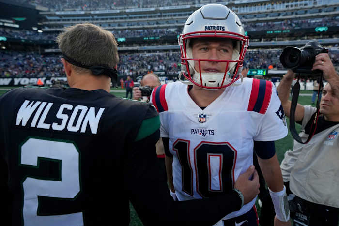 Wilson and the Jets will try to avoid a season sweep from Jones and the Patriots in Week 11.